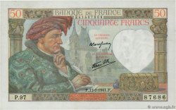 50 Francs JACQUES CŒUR FRANCE  1941 F.19.12