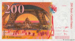200 Francs EIFFEL FRANCIA  1996 F.75.03a SC