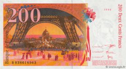 200 Francs EIFFEL FRANCE  1996 F.75.03a AU