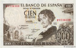 100 Pesetas SPAGNA  1965 P.150 q.FDC