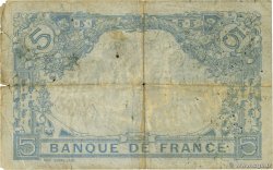 5 Francs BLEU FRANCIA  1912 F.02.06 q.MB