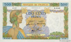 500 Francs LA PAIX FRANCE  1941 F.32.14 pr.SPL