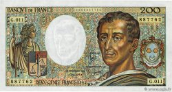 200 Francs MONTESQUIEU FRANCE  1982 F.70.02 UNC-
