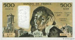 500 Francs PASCAL FRANKREICH  1985 F.71.32