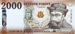 2000 Forint UNGARN  2016 P.204a