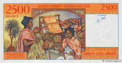 2500 Francs - 500 Ariary MADAGASCAR  1998 P.081 FDC