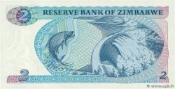 2 Dollars ZIMBABWE  1983 P.01b UNC