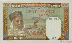 100 Francs ALGERIA  1945 P.085 UNC-