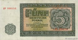 5 Deutsche Mark REPúBLICA DEMOCRáTICA ALEMANA  1955 P.17 BC+