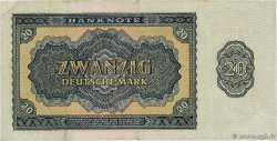 20 Deutsche Mark DEUTSCHE DEMOKRATISCHE REPUBLIK  1955 P.19a fVZ