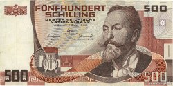 500 Schilling AUSTRIA  1985 P.151 F+