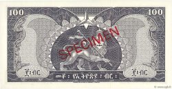 100 Dollars Spécimen ÉTHIOPIE  1966 P.29s NEUF