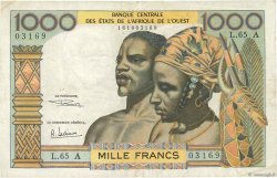 1000 Francs STATI AMERICANI AFRICANI  1969 P.103Af BB