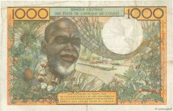 1000 Francs ESTADOS DEL OESTE AFRICANO  1969 P.103Af MBC