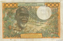 1000 Francs WEST AFRICAN STATES  1969 P.103Ag VF