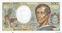 200 Francs MONTESQUIEU Fauté FRANCIA  1988 F.70.08 AU+