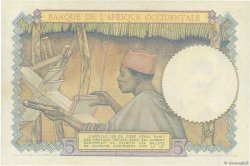 5 Francs FRENCH WEST AFRICA  1942 P.25 UNC-