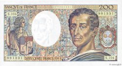 200 Francs MONTESQUIEU FRANCE  1992 F.70.12a AU-