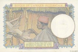 5 Francs FRENCH WEST AFRICA  1943 P.26 q.FDC