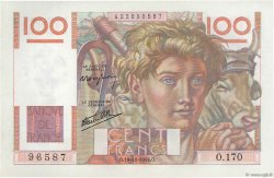 100 Francs JEUNE PAYSAN FRANCE  1946 F.28.12 AU+