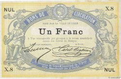 1 Franc Non émis FRANCE regionalismo e varie Lille 1870 JER.59.40A