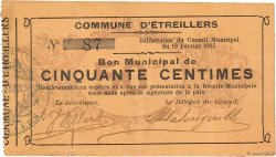 50 Centimes FRANCE regionalism and miscellaneous  1915 JP.02-0755 VF