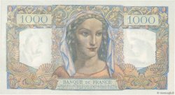 1000 Francs MINERVE ET HERCULE FRANKREICH  1945 F.41.02 VZ+