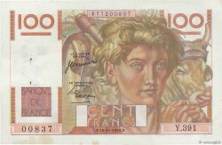 100 Francs JEUNE PAYSAN FRANKREICH  1950 F.28.28