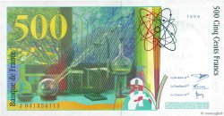 500 Francs PIERRE ET MARIE CURIE FRANKREICH  1998 F.76.04 ST