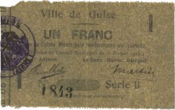 1 Franc FRANCE regionalism and various  1915 JP.02-1102 VF+
