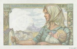 10 Francs MINEUR FRANCIA  1943 F.08.08 q.FDC