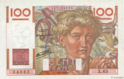 100 Francs JEUNE PAYSAN FRANCIA  1946 F.28.05
