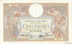 100 Francs LUC OLIVIER MERSON type modifié FRANCE  1938 F.25.33 pr.SUP