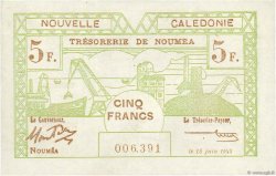 5 Francs NOUVELLE CALÉDONIE  1943 P.58 VZ