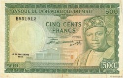 500 Francs MALI  1960 P.08 F+