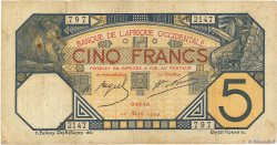 5 Francs DAKAR AFRIQUE OCCIDENTALE FRANÇAISE (1895-1958) Dakar 1924 P.05Bb