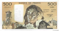 500 Francs PASCAL FRANCE  1991 F.71.48 pr.SPL
