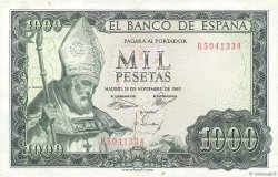 1000 Pesetas ESPAÑA  1965 P.151 MBC+