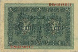 50 Mark GERMANIA  1914 P.049b q.FDC