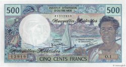 500 Francs NOUVELLES HÉBRIDES  1980 P.19c