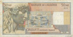 50 Nouveaux Francs ALGERIA  1959 P.120a F+