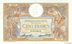 100 Francs LUC OLIVIER MERSON grands cartouches FRANKREICH  1933 F.24.12 VZ