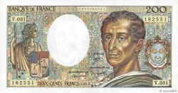 200 Francs MONTESQUIEU FRANCE  1985 F.70.05 SPL+