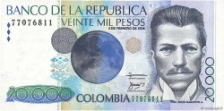 20000 Pesos COLOMBIA  2006 P.454l FDC