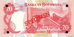 20 Pula Spécimen BOTSWANA (REPUBLIC OF)  1982 P.10s1 UNC
