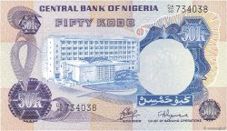 50 Kobo NIGERIA  1973 P.14a UNC