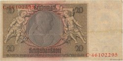 20 Reichsmark GERMANY  1929 P.181a VF
