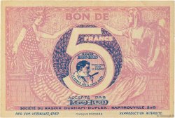 5 Francs FRANCE regionalismo y varios  1930 
