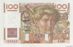 100 Francs JEUNE PAYSAN FRANCIA  1953 F.28.35 AU