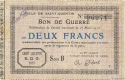 2 Francs FRANCE Regionalismus und verschiedenen  1915 JP.02-2057 fSS